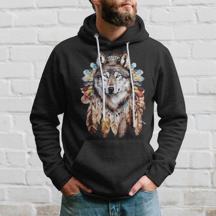 Native American Headpiece Native American Indian Wolf Hoodie Gifts for Him