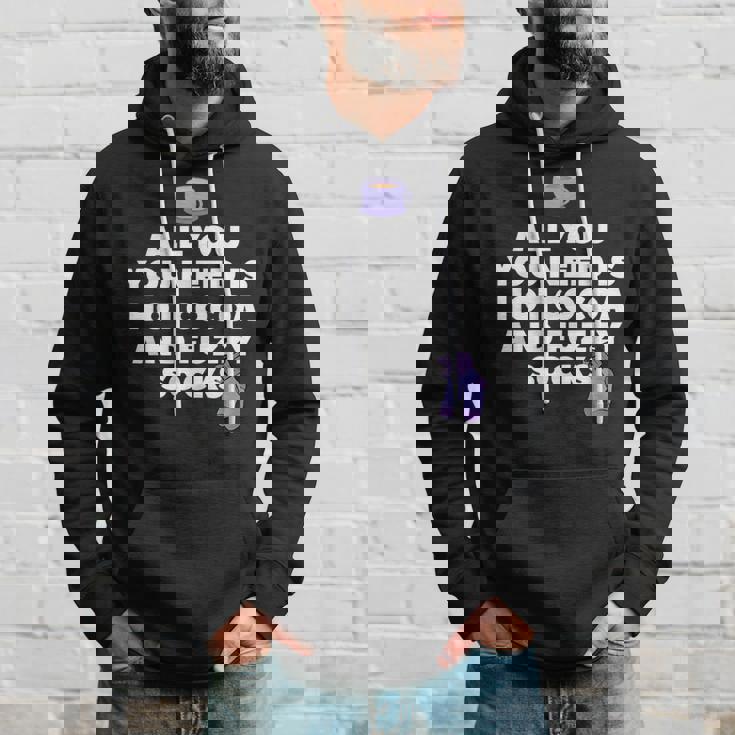 All You Need Is Hot Cocoa And Fuzzy Socks Cute Hoodie Gifts for Him