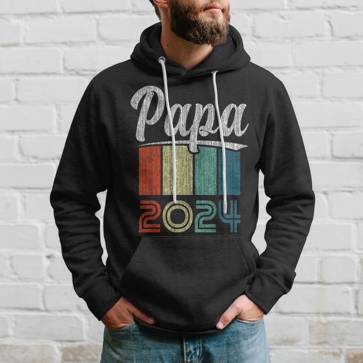 Neuer Papa Frischgebackener Papa Papa 2024 Kapuzenpullover Geschenke für Ihn