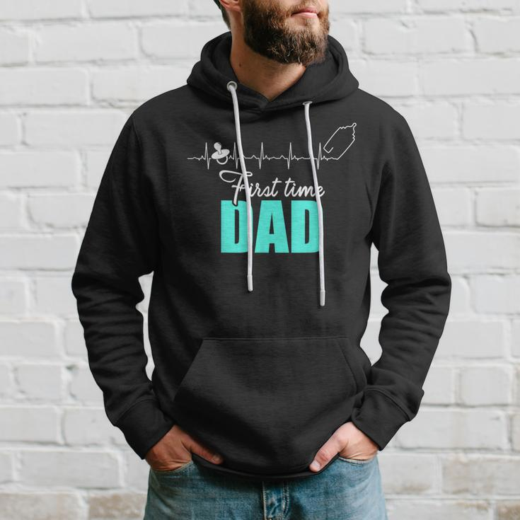 New First Time Dad To Be Heartbeat Daddy Hoodie Gifts for Him