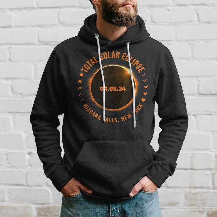 Niagara Falls New York State Total Solar Eclipse 2024 Hoodie Gifts for Him