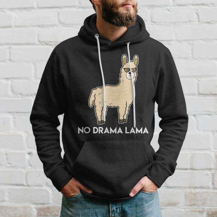 No Drama Lama Fun For Lama & Alpaka Fans Hoodie Geschenke für Ihn