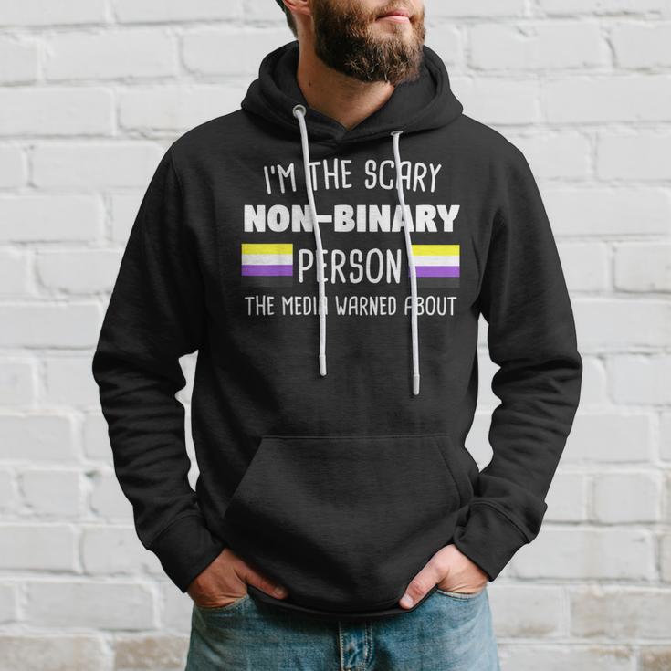 Non Binary Non-Binary Flag Non-Gender Lgbtqia Hoodie Geschenke für Ihn