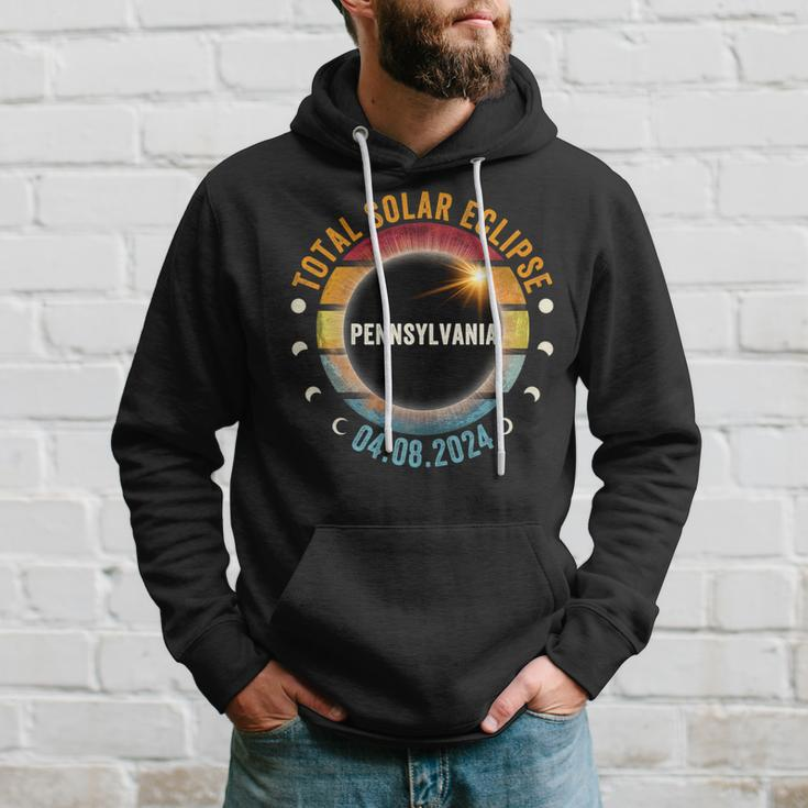 North America Total Solar Eclipse 2024 Pennsylvania Usa Hoodie Gifts for Him