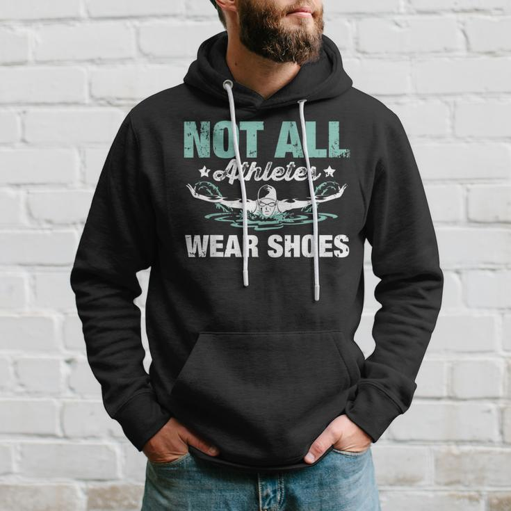 Not All Athletes Wear Shoes Hoodie Gifts for Him