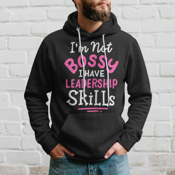 Im Not Bossy I Have Leadership Skills Entrepreneur Hoodie Gifts for Him
