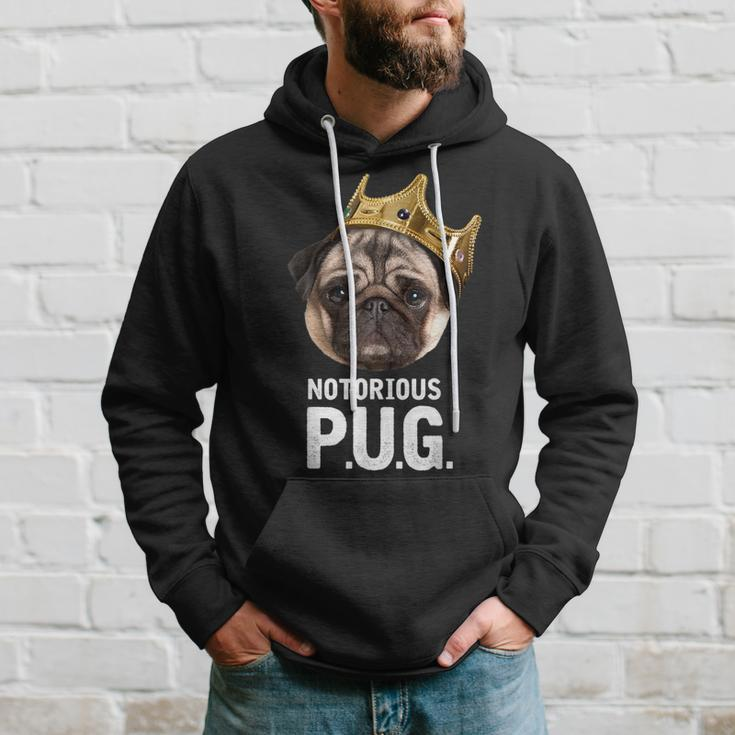 Notorious PUG Cute Rap Parody Pug Dog Hoodie Gifts for Him