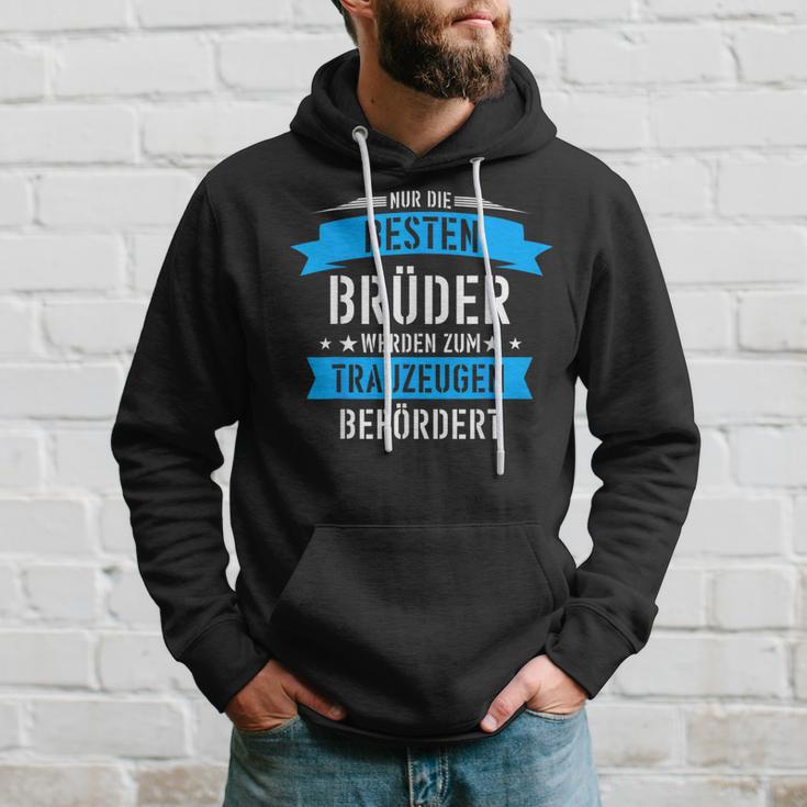 Nur Die Besten Brüder Werden Zum Trauzeugen Beförder Hoodie Geschenke für Ihn