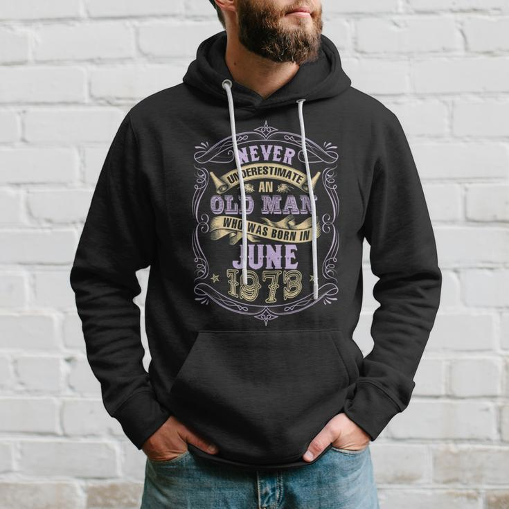 An Old Man Who Was Born In June 1973 Hoodie Gifts for Him