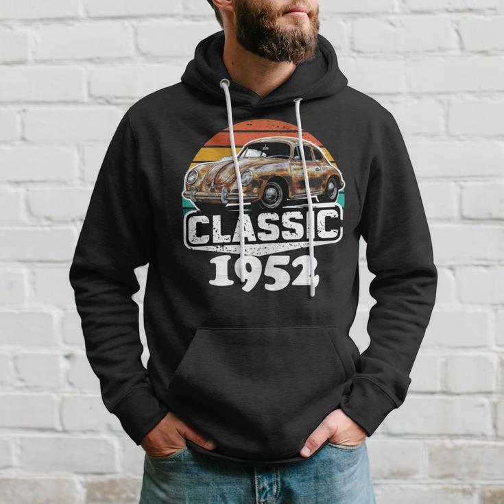 Oldtimer 1952 Geburtstag Für Männer Papaatertag Kapuzenpullover Geschenke für Ihn