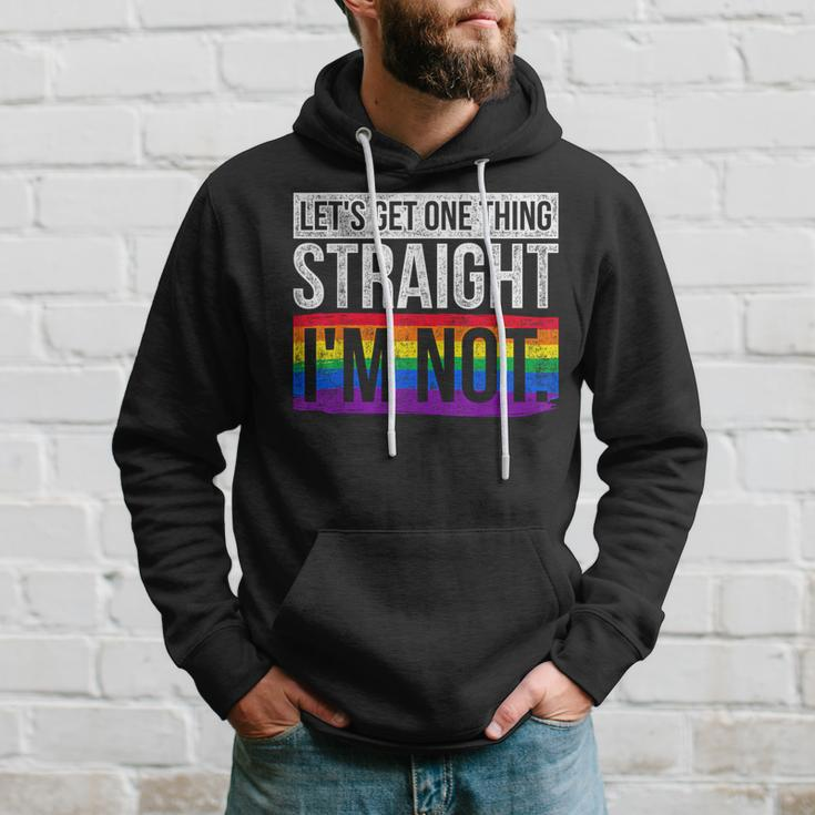Lets Get One Thing Straight Im Not Lgbt Hoodie Gifts for Him
