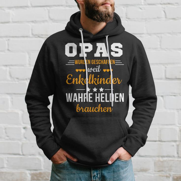 Opas Weil Enkelkinder Wahre Helden Brauchen Großfather Kapuzenpullover Geschenke für Ihn