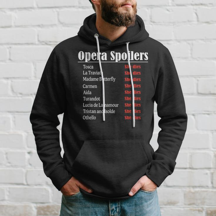 Opera Spoiler Tosca She Dies Latraviata Madame Butterflies Hoodie Gifts for Him
