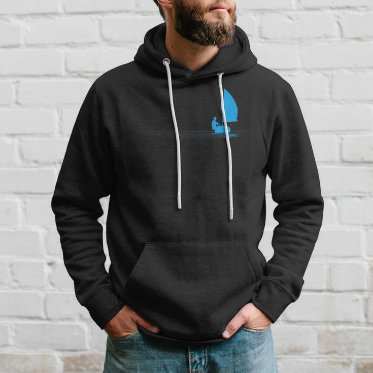 Opti Sailboat Sailing Dinghy Sail Boat Sailor Graphic Hoodie Gifts for Him