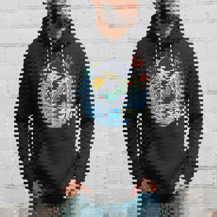 Orca Japonesa Gran Ola Kanagawa Japón Arteintage Sudadera Regalos para él