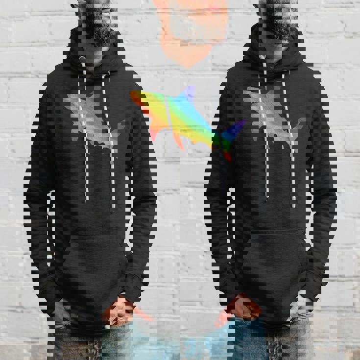Orgullo Gay Tiburón Arco Iris Lgbtq Orgullo Mes Bi Lesbianas Aliado Sudadera Regalos para él