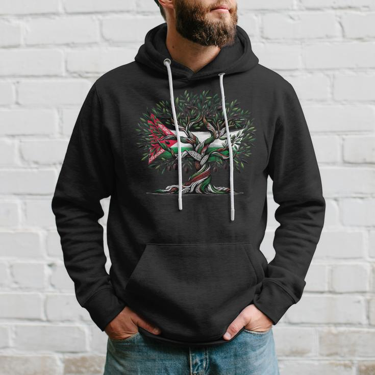 Palestine Olive Tree With Flag Hoodie Gifts for Him
