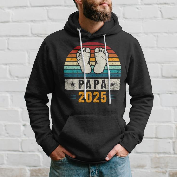 Papa 2025 Schwangerschafterkünden Werdender Papa Kapuzenpullover Geschenke für Ihn