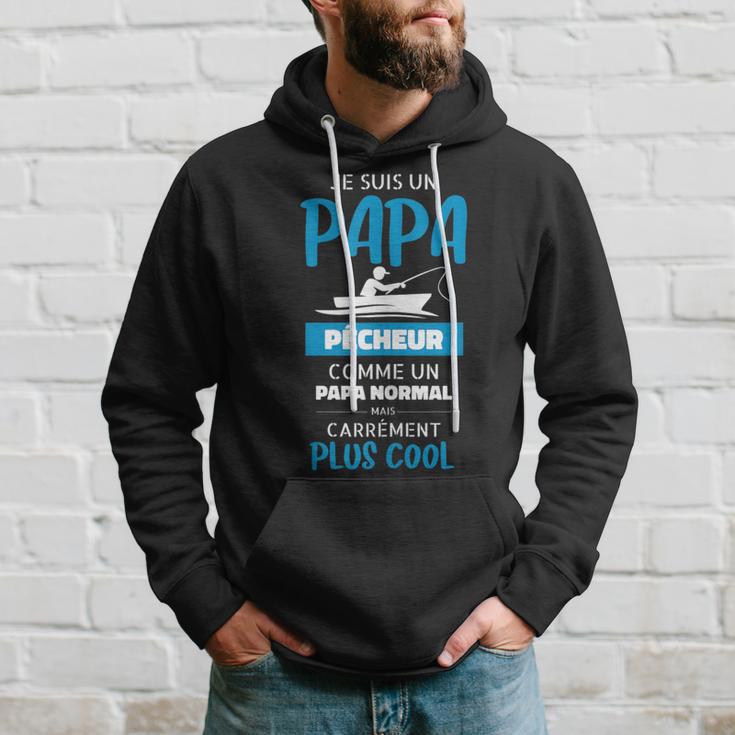 Papa Angler Mais Carrément Plus Cool Pfirsich Papa Kapuzenpullover Geschenke für Ihn