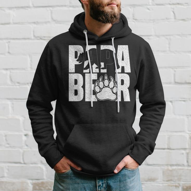 Papa Bärintage Papa Bär Liebhaber Papa Papaatertag Kapuzenpullover Geschenke für Ihn