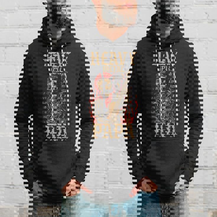 Papa Heavy Metal Papa Metalero Día Del Padre Del Papá Sudadera