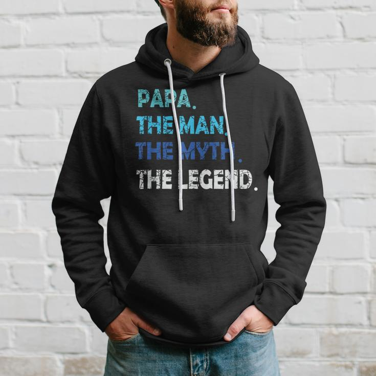 Papa Man Myth Legend Werdender Father Idea Father's Day Hoodie Gifts for Him