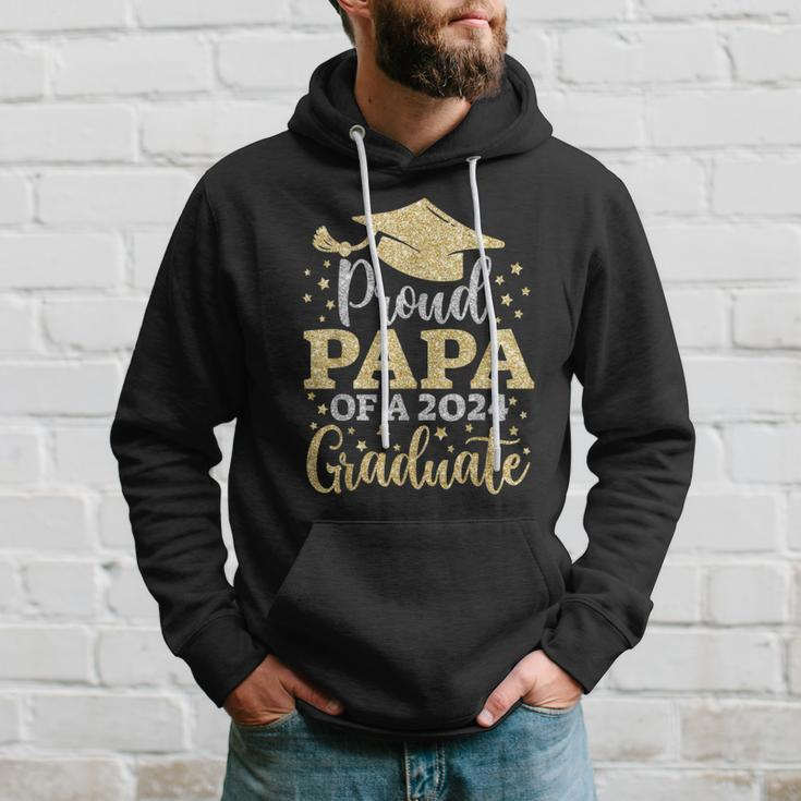 Papa Senior 2024 Proud Papa Of A Class Of 2024 Graduate Hoodie Gifts for Him