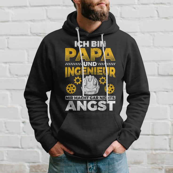 Papa Und Ingenieur Nichts Macht Angst Father Engineer Kapuzenpullover Geschenke für Ihn