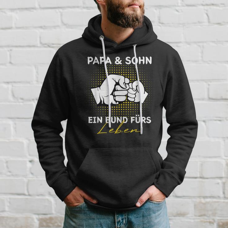 Papa Und Sohn Ein Bund Für Leben Father Son Father's Day S Kapuzenpullover Geschenke für Ihn