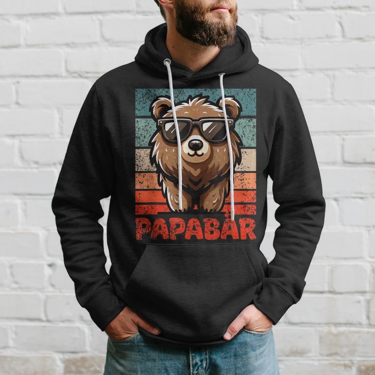 Papabäratertag Bester Papa Bär Hoodie Geschenke für Ihn