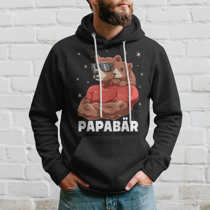 Papabear Bear Papa Und Baby Papa Father's Day Für Einen Papa Kapuzenpullover Geschenke für Ihn