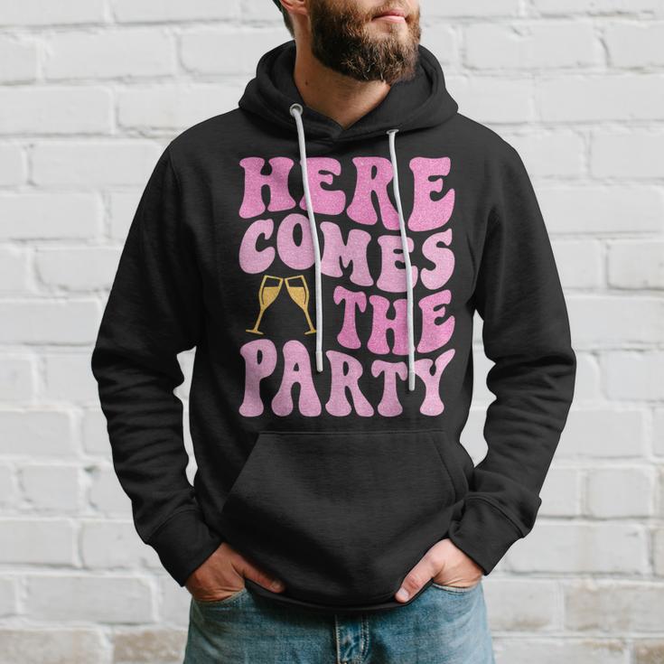 Here Come The Party Bride Squad Bridal Party Bachelorette Hoodie Gifts for Him