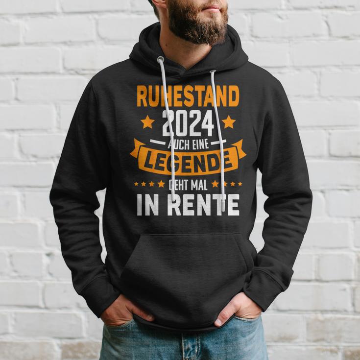 Pensioner 2024 Retirement 2024 Also Eine Legend Rente Hoodie Geschenke für Ihn