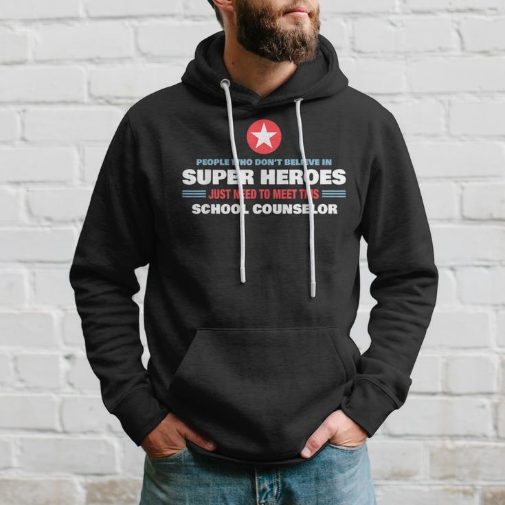 People Meet Super Hero School Counselor Hoodie Gifts for Him