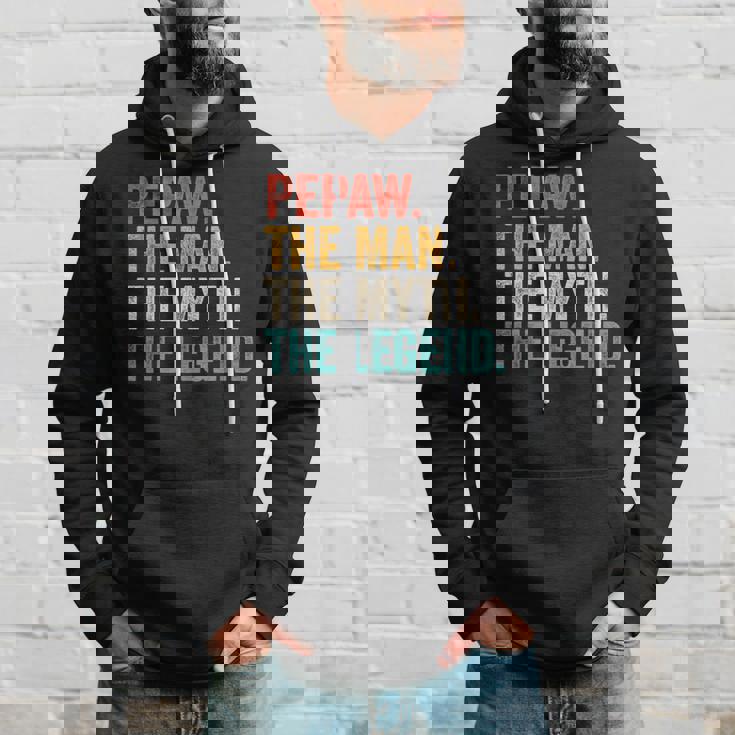 Pepaw Der Mann Der Mythos Die Legende Grandpaintage Hoodie Geschenke für Ihn