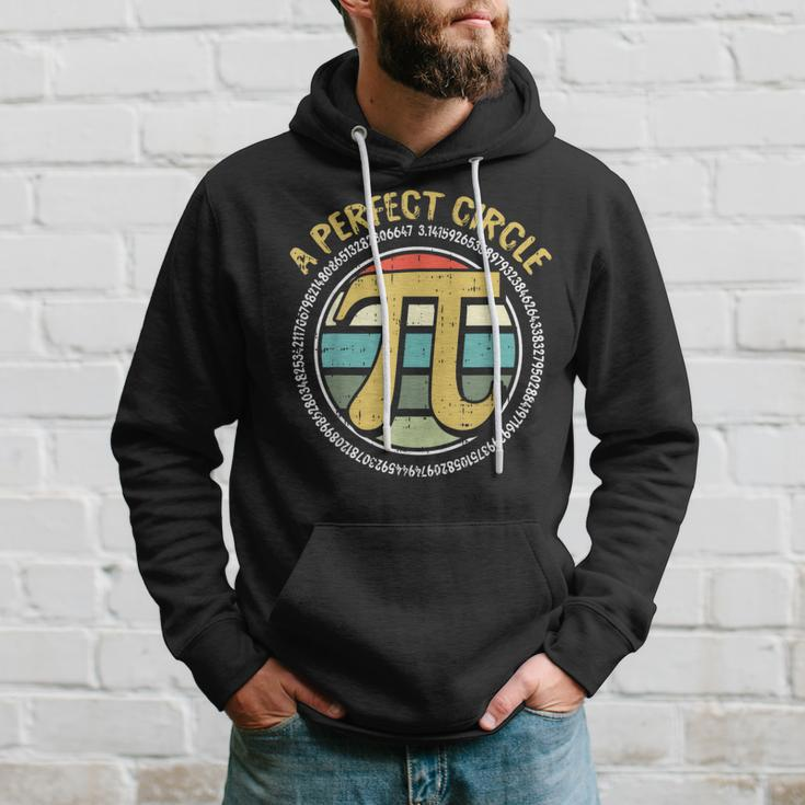 Perfect Circle Pi Day Retro Math Symbols Number Teacher Hoodie Gifts for Him