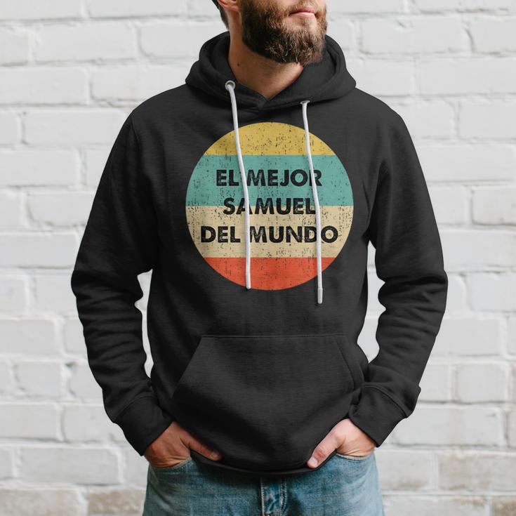 Personalisiertes Hoodie El Mejor Samuel Del Mundo, Vintage Design Geschenke für Ihn