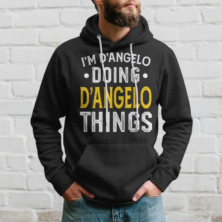 Personalized First Name I'm D'angelo Doing D'angelo Things Hoodie Gifts for Him