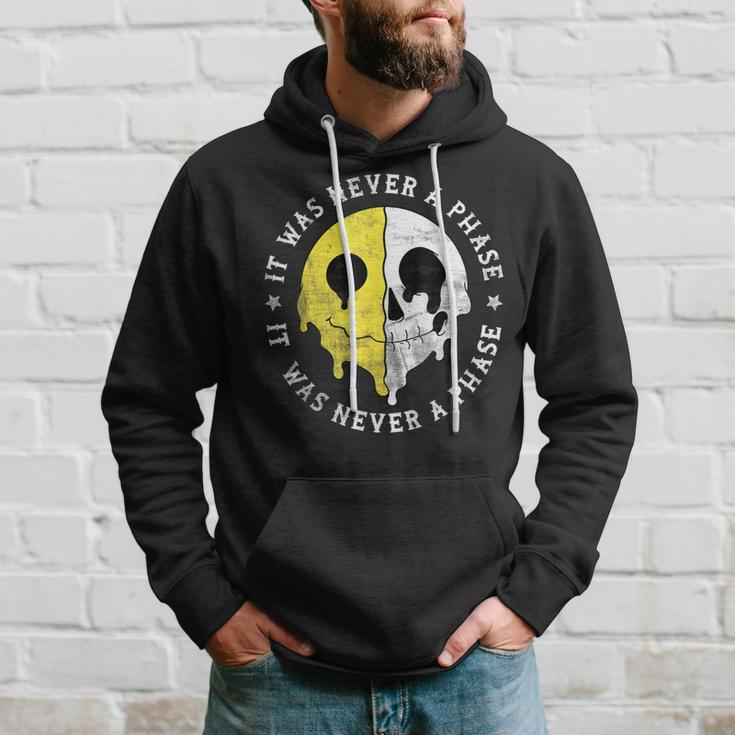 It Was Never A Phase Skeleton Vintage Concert Elder Emo Hoodie Gifts for Him