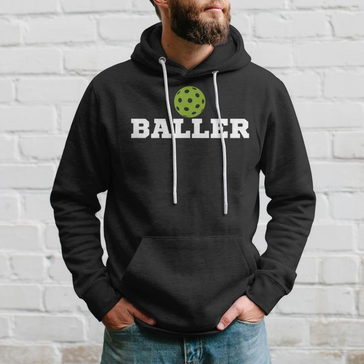 Pickleball Player Pickle Baller Enthusiast Hoodie Gifts for Him