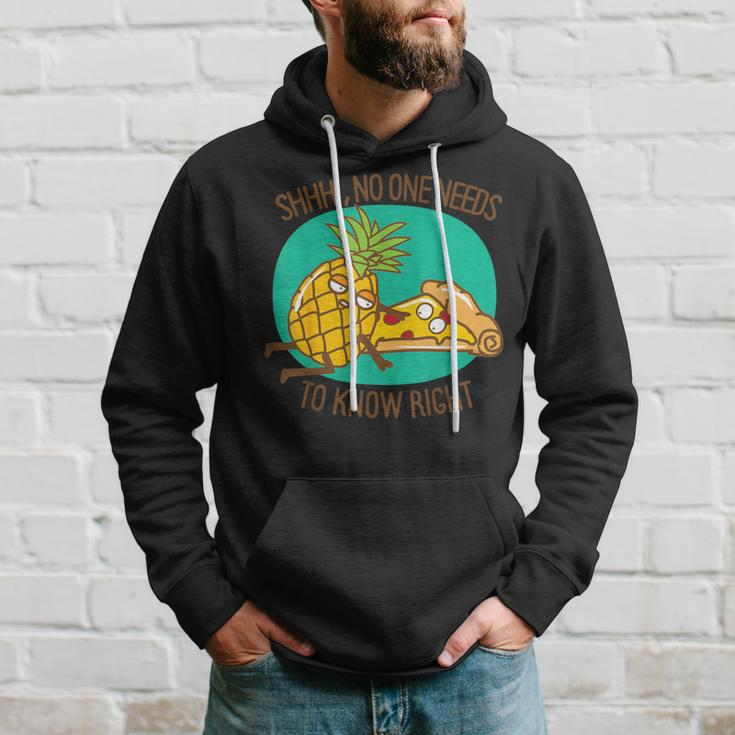 Pineapple On Pizza No One Needs Know Hawaiian Hoodie Gifts for Him
