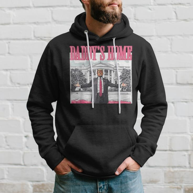 Pink Daddys Home Trump 2024 Hoodie Gifts for Him