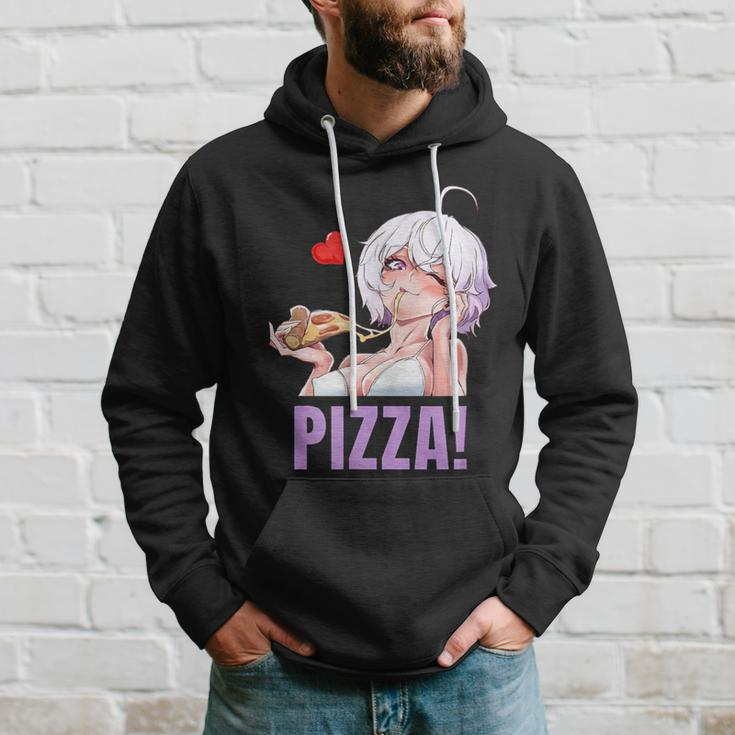 Pizza Lover Anime Hoodie Geschenke für Ihn