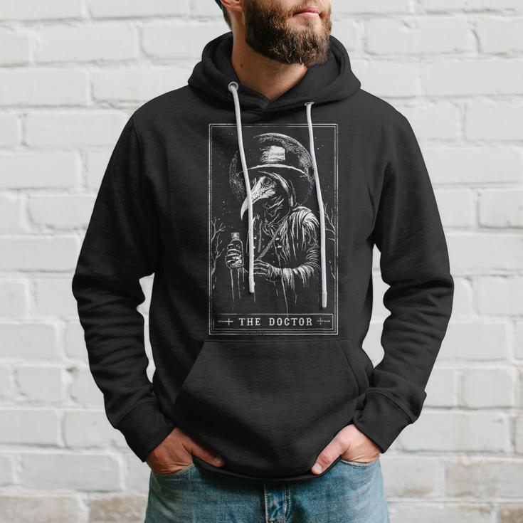 Plague Doctor Tarot Card Horror Death Occult Satanic Hoodie Gifts for Him