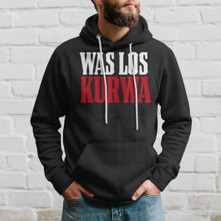 Polska Polish Saying Was Los Kurwa Hoodie Geschenke für Ihn