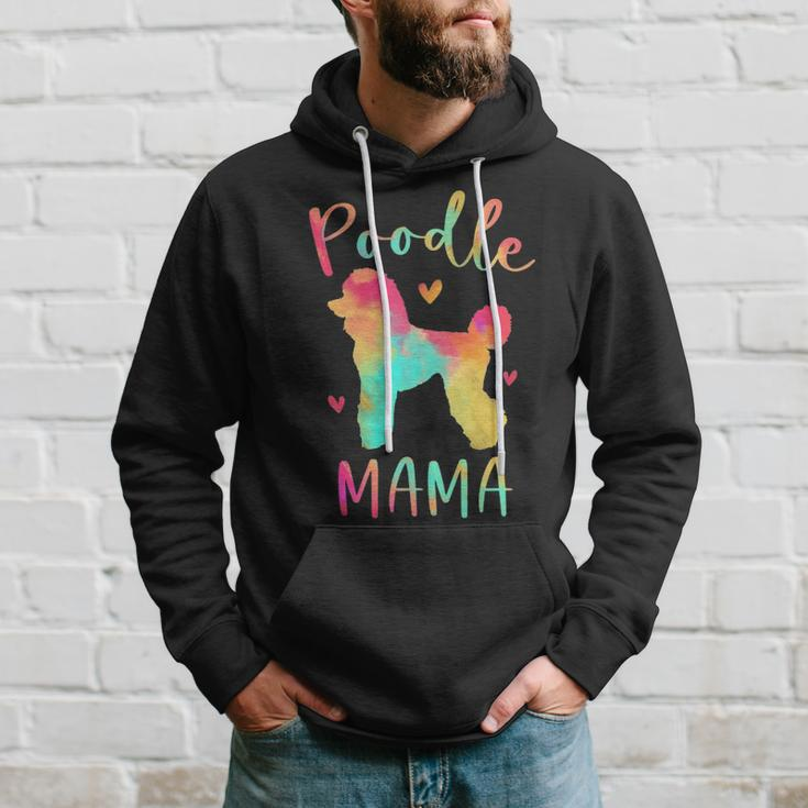 Poodle Mama Colorful Poodle Dog Mom Hoodie Gifts for Him