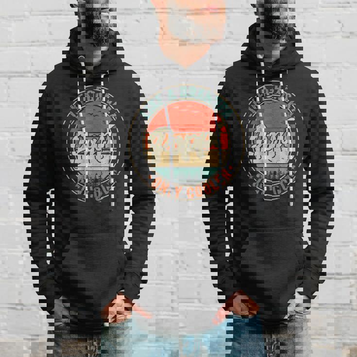 Poppi Like A Grandpa Only Cooler Retro Father's Day Men Hoodie Gifts for Him