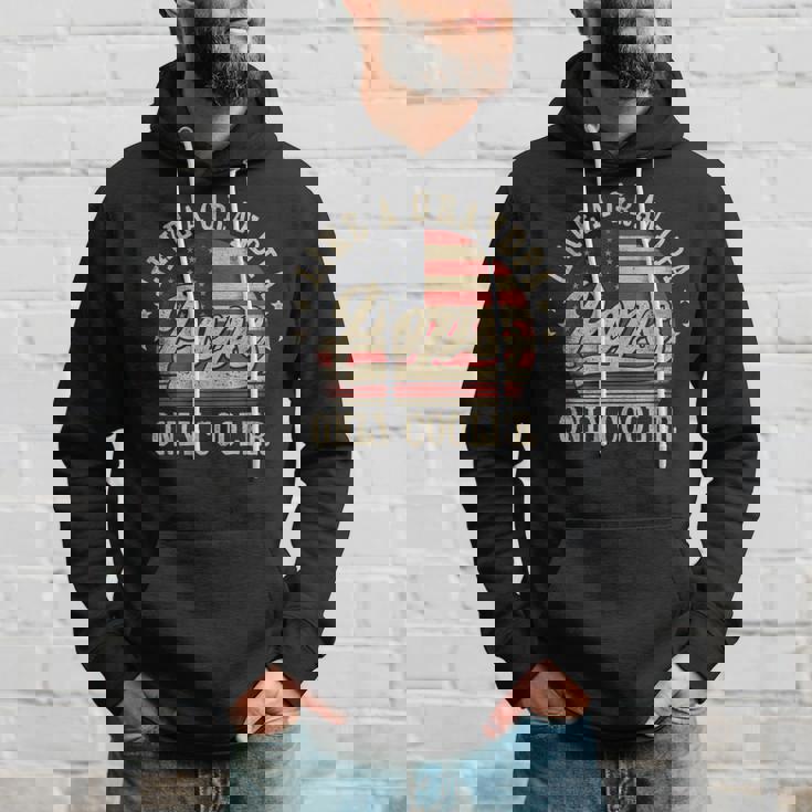 Pops Like A Grandpa Only Cooler Pops Father's Day Hoodie Gifts for Him