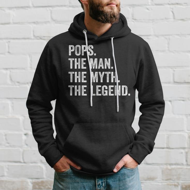 Pops Grandpa Dad Birthday Father's Day Men Hoodie Gifts for Him