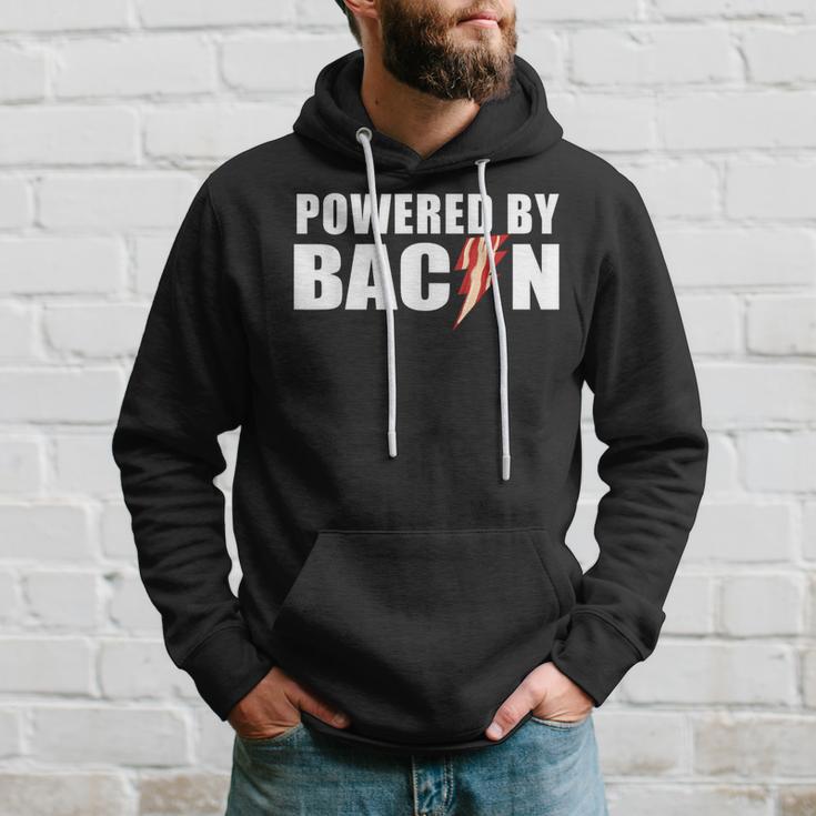 Powered By Bacon Hoodie Gifts for Him